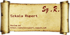Szkala Rupert névjegykártya
